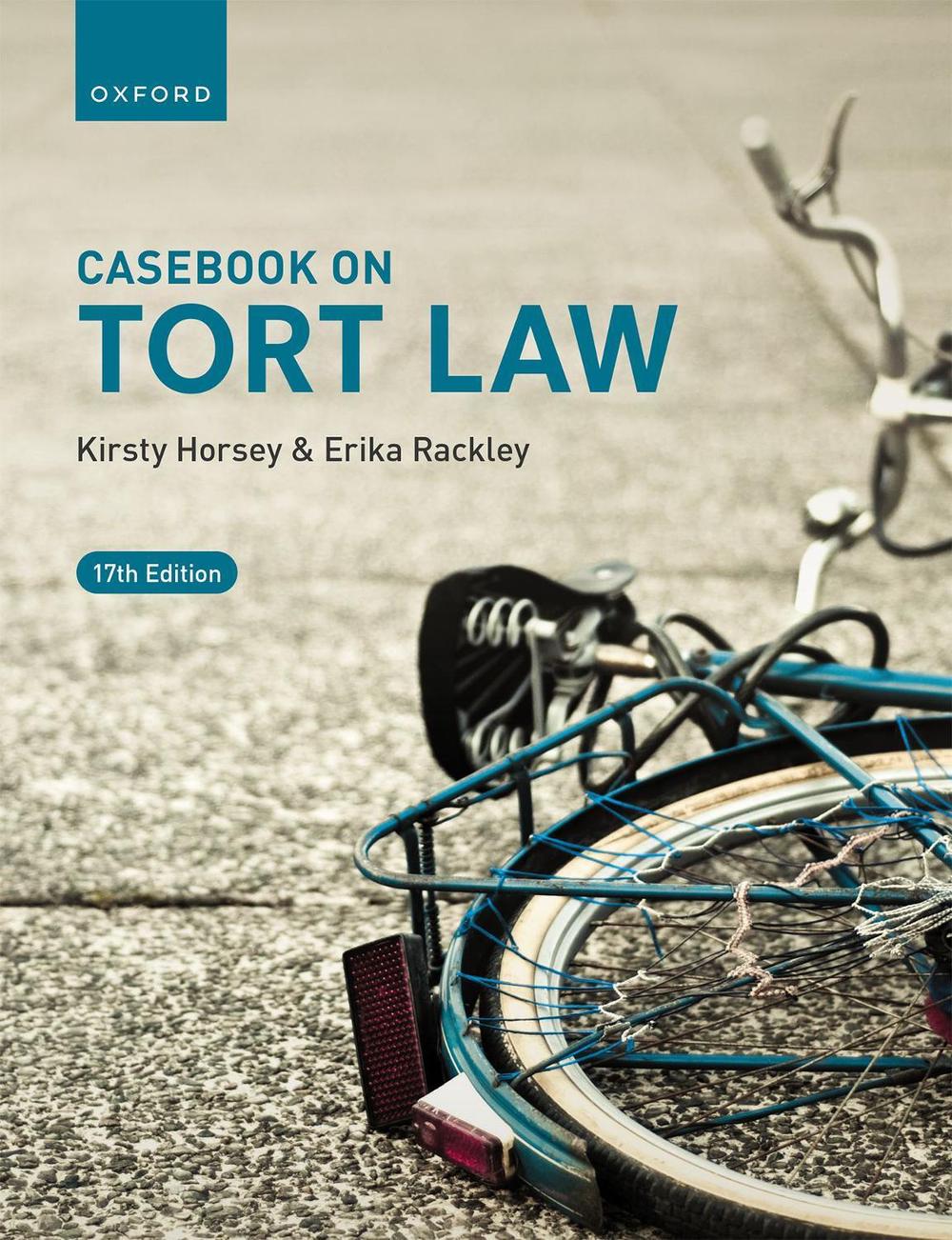 Casebook on Tort Law, 9780198874966