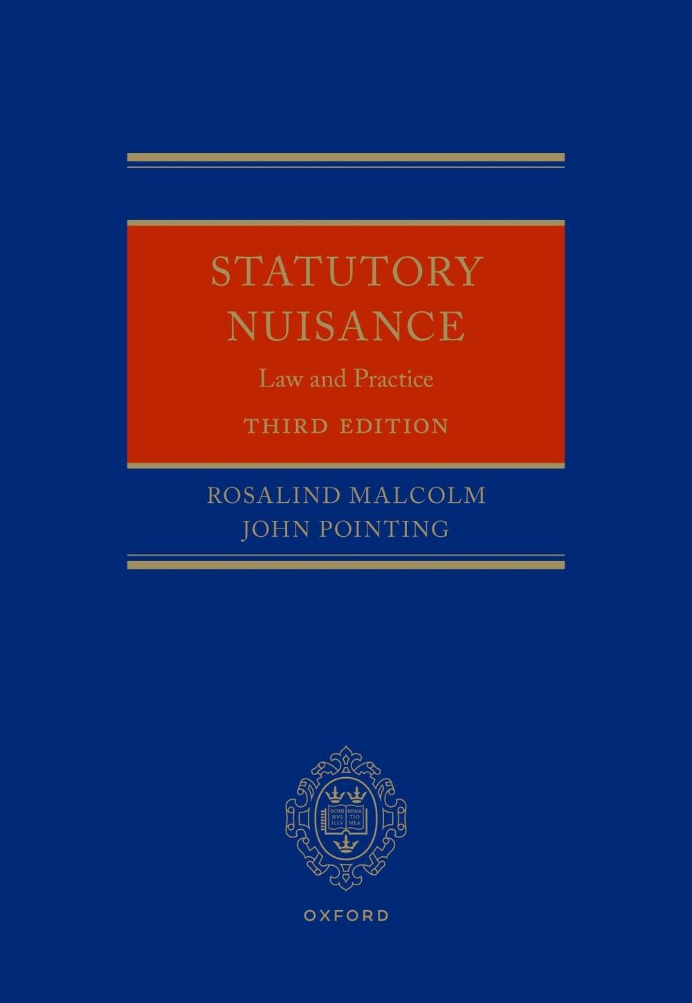 Statutory Nuisance, 9780198878322