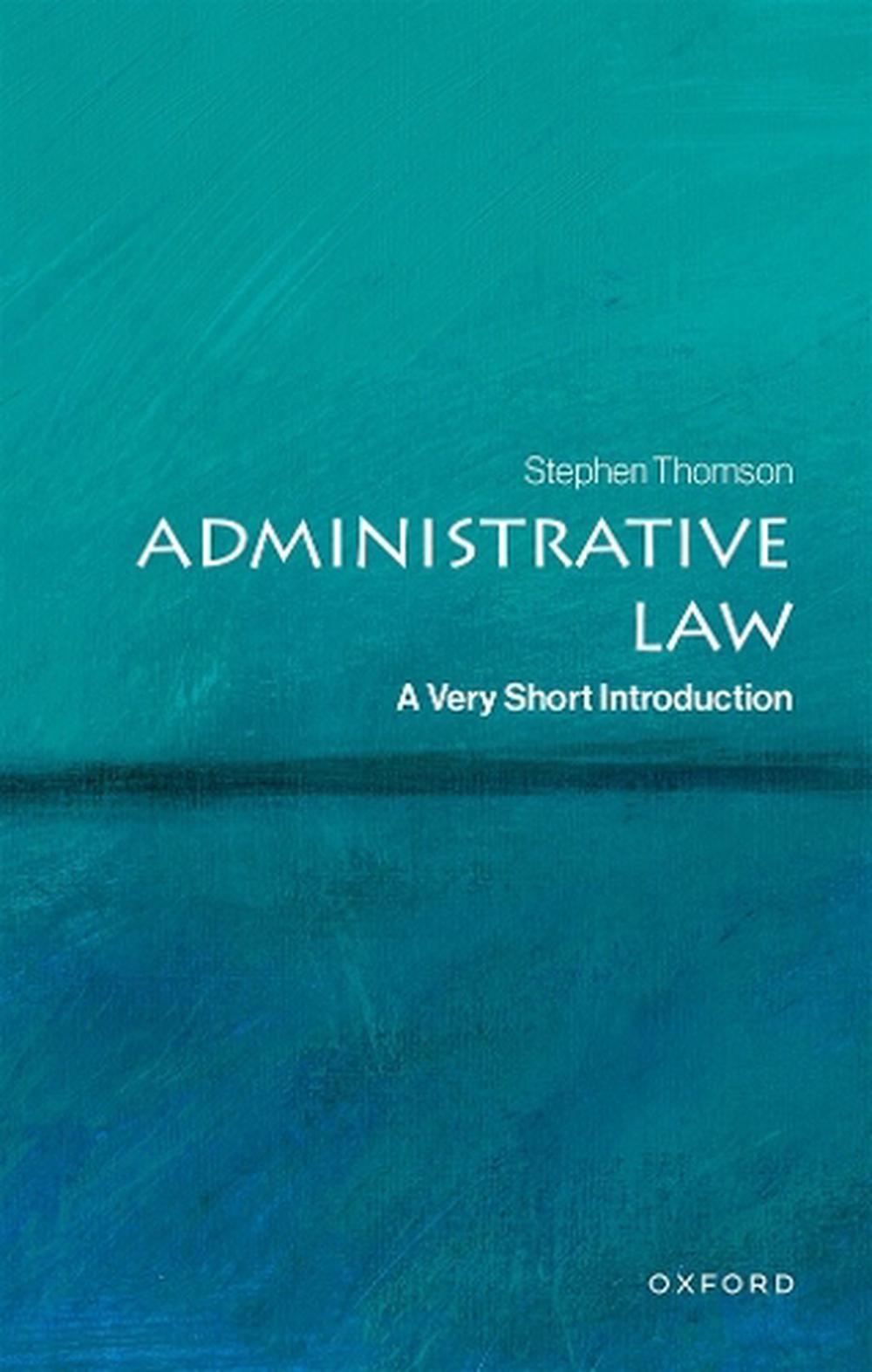 Administrative Law, 9780198882176