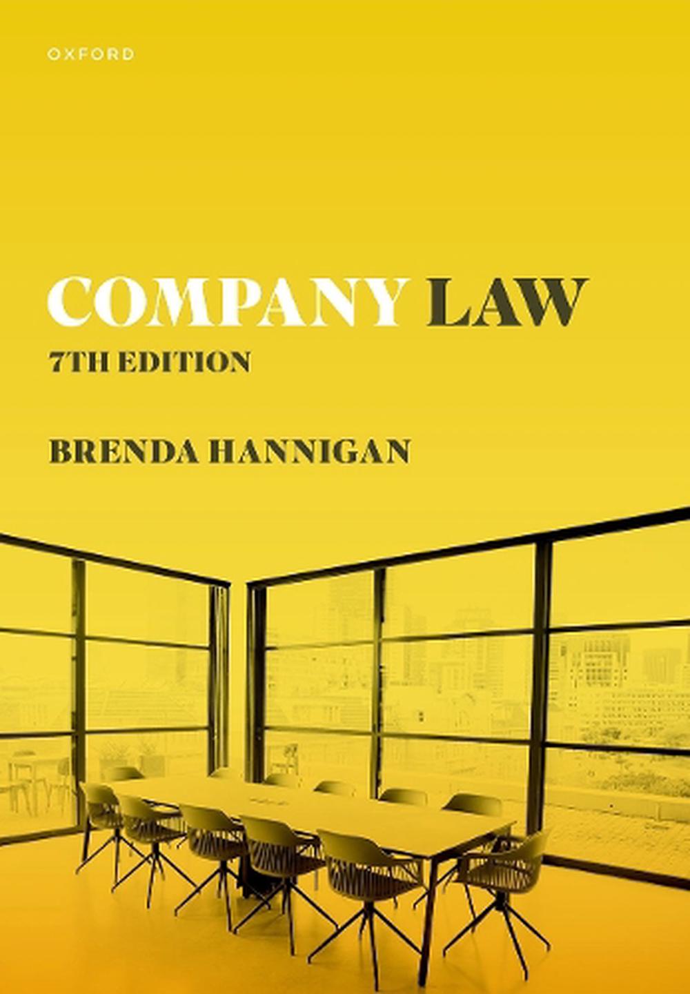 Company Law, 9780198895930
