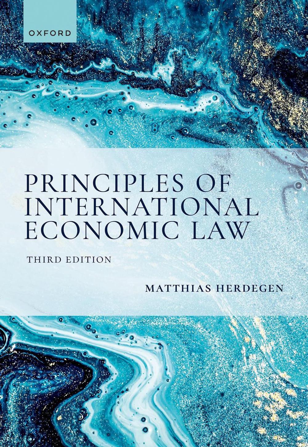Principles of International Economic Law, 3e, 9780198897842