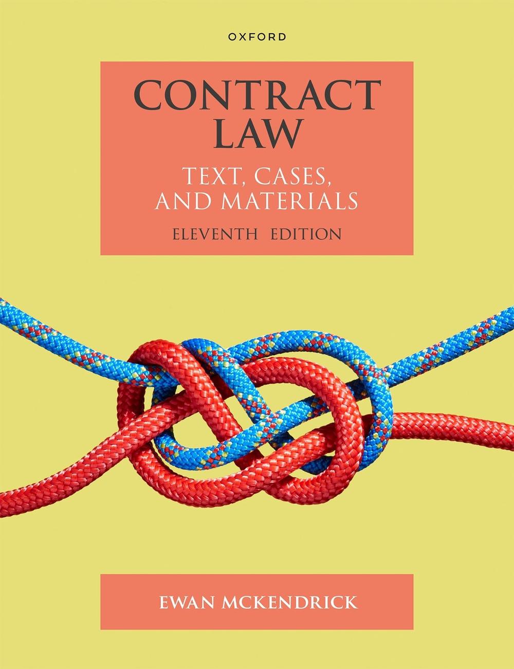 Contract Law, 9780198898047