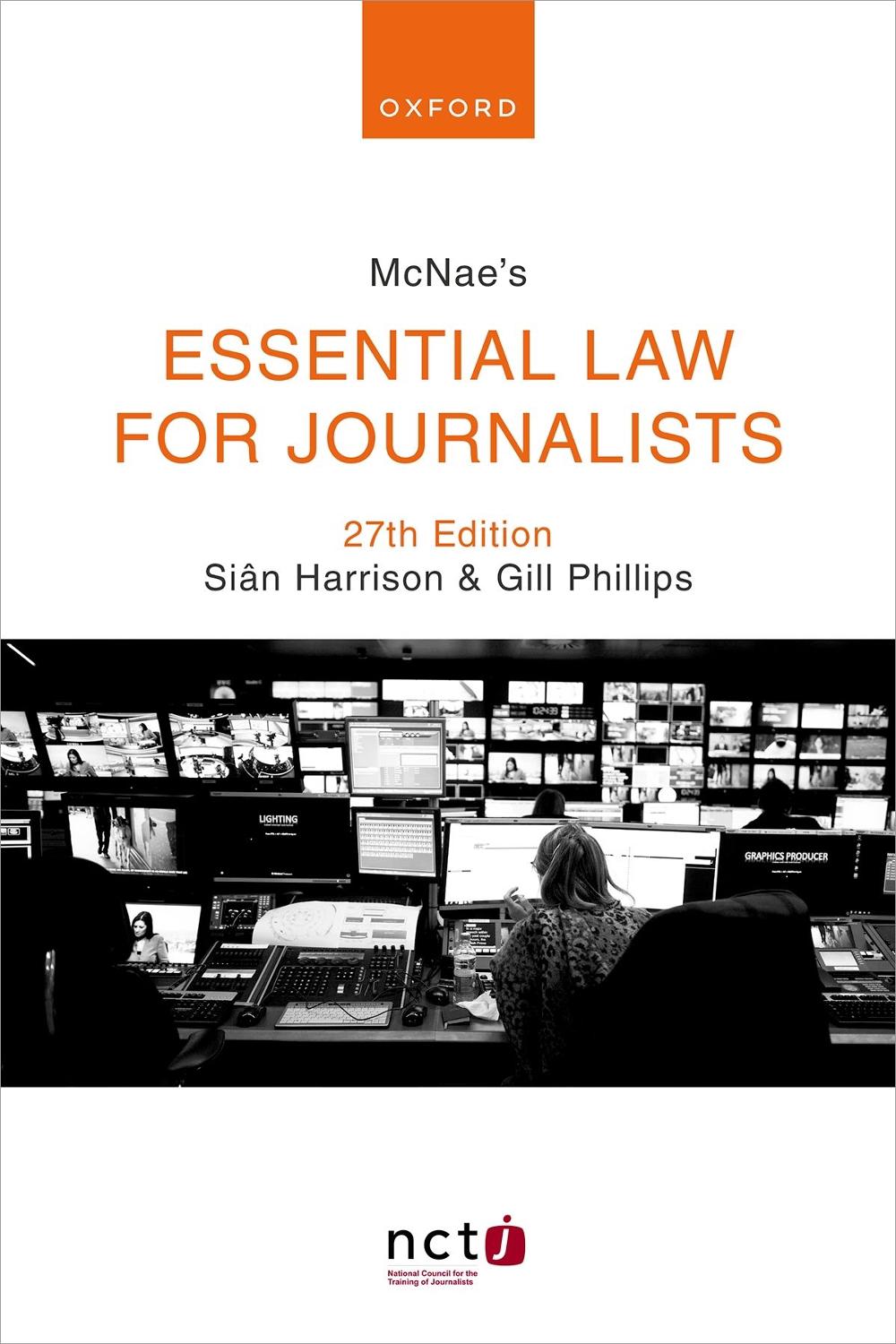 McNae's Essential Law for Journalists, 27th Edition by Siân Harrison - ISBN: 9780198898825