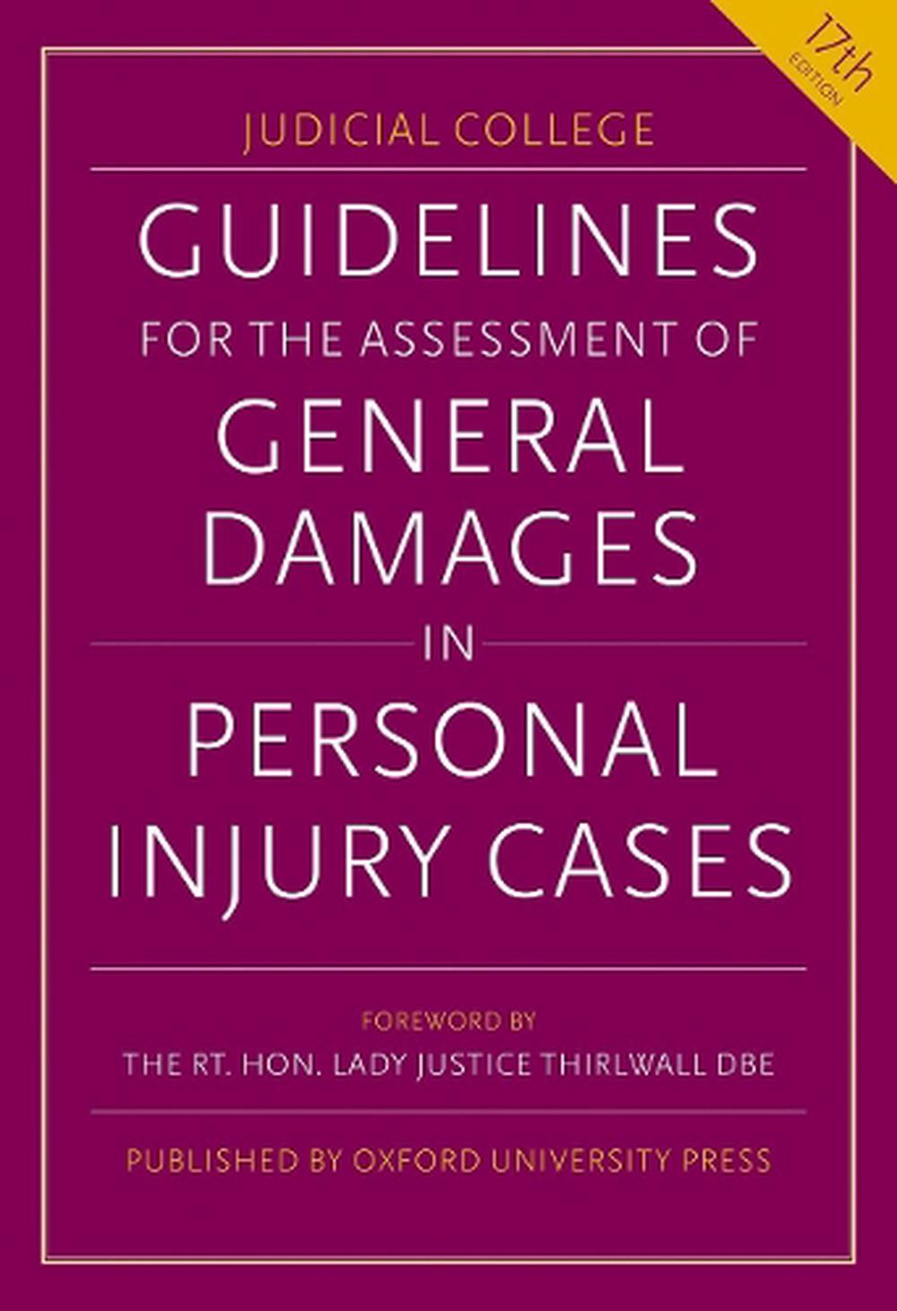 Guidelines for the Assessment of General Damages in Personal Injury Cases, 9780198900702