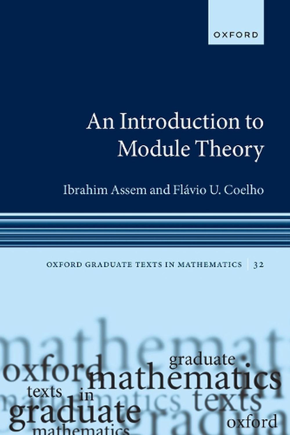 An Introduction to Module Theory, 9780198904915