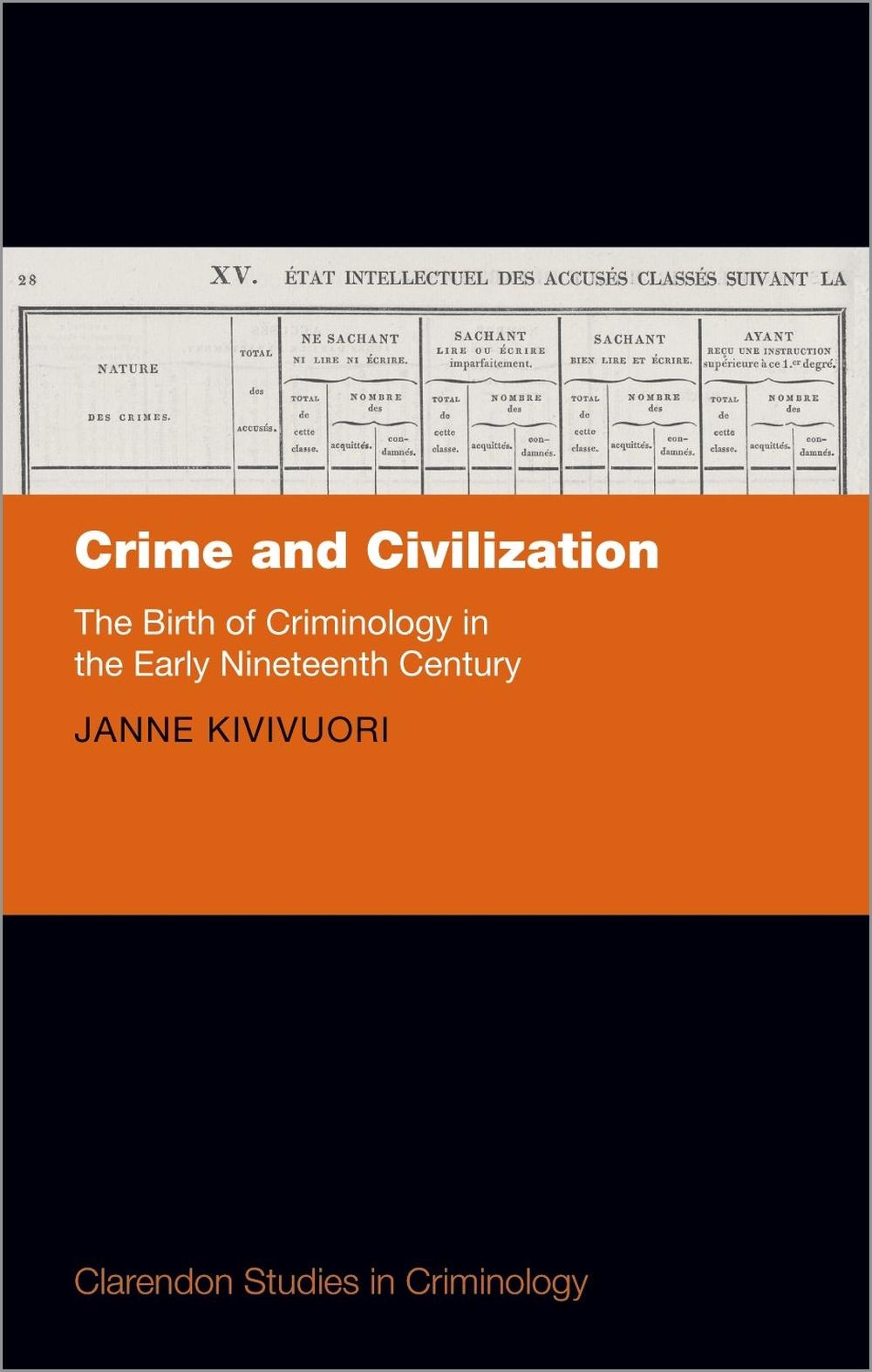 Crime and Civilization, 9780198909798
