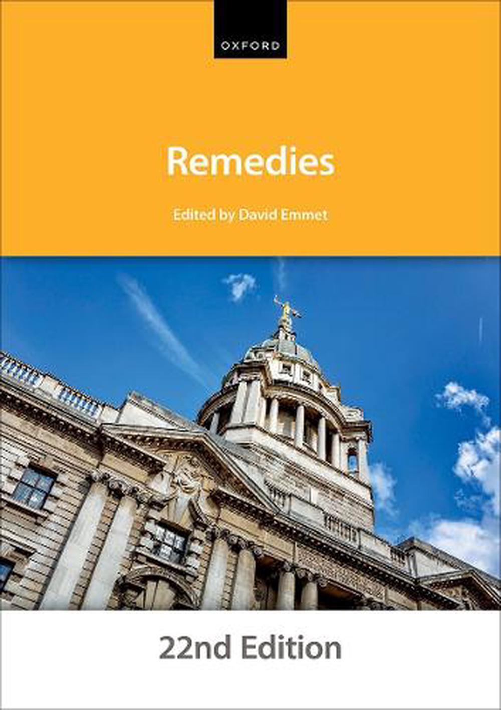 Remedies, 9780198923749