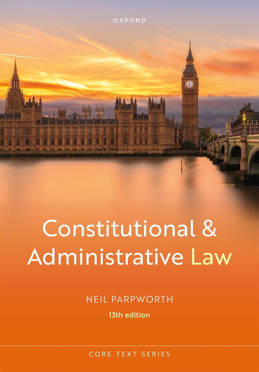 Constitutional and Administrative Law, 9780198929048
