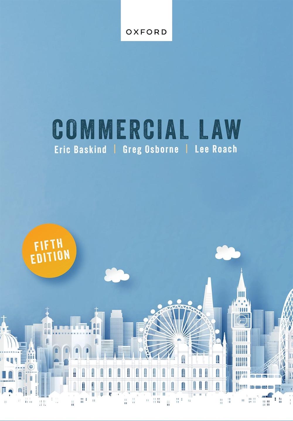Commercial Law, 9780198929802
