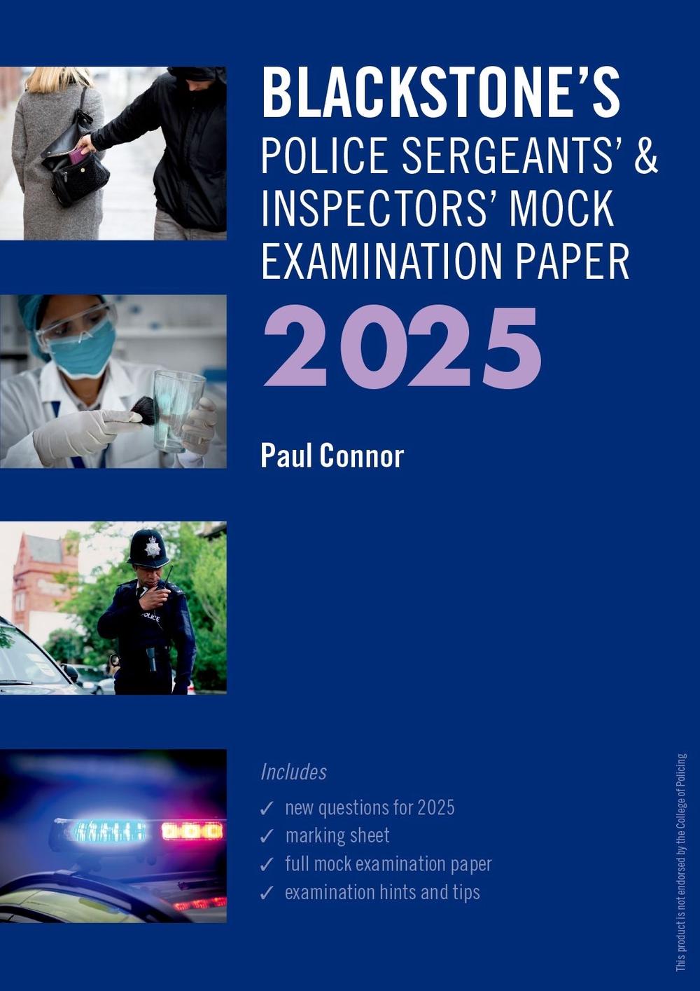 Blackstone's Police Sergeants' and Inspectors' Mock Exam 2025, 9780198936008