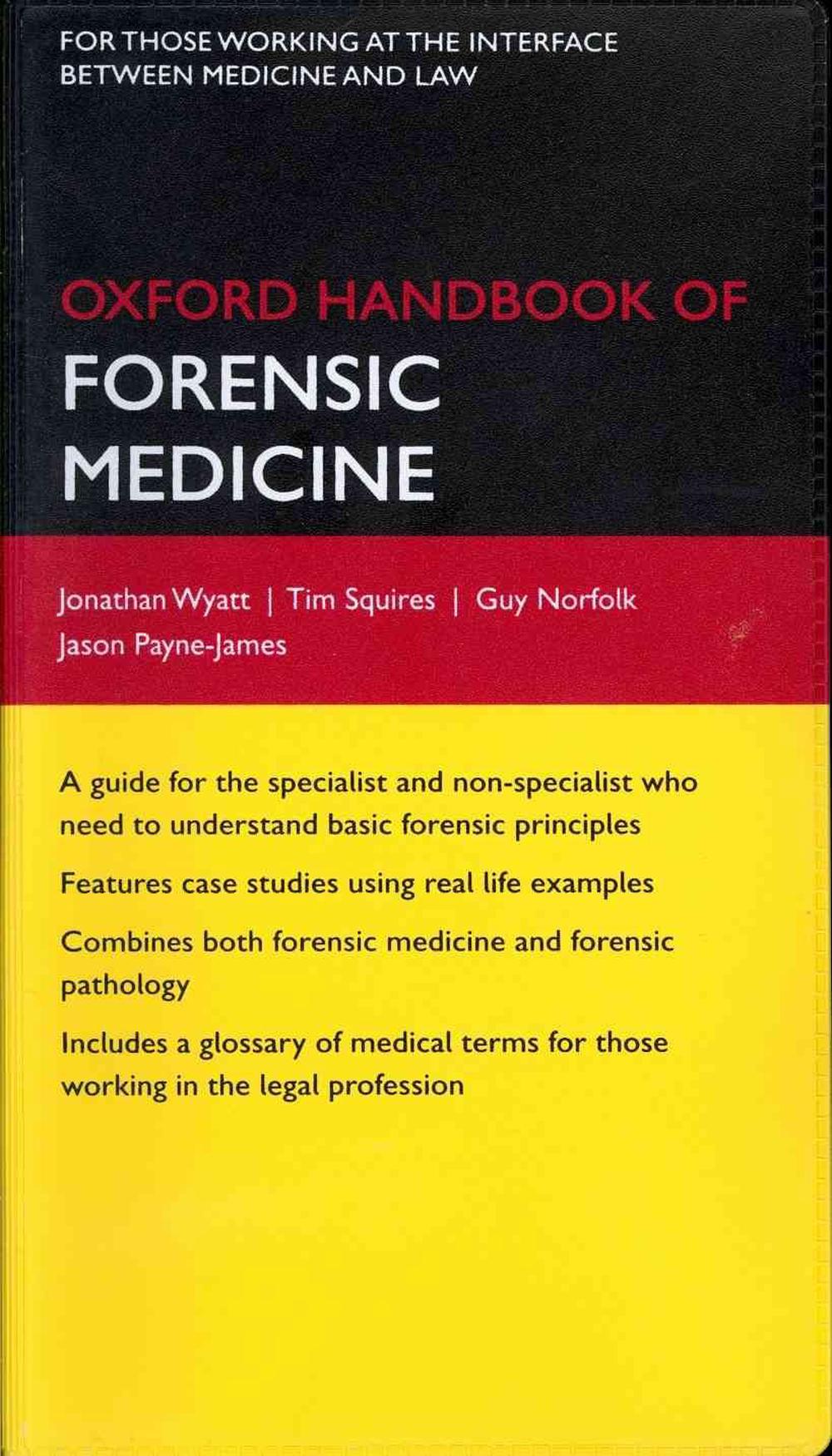Oxford Handbook of Forensic Medicine, 9780199229949