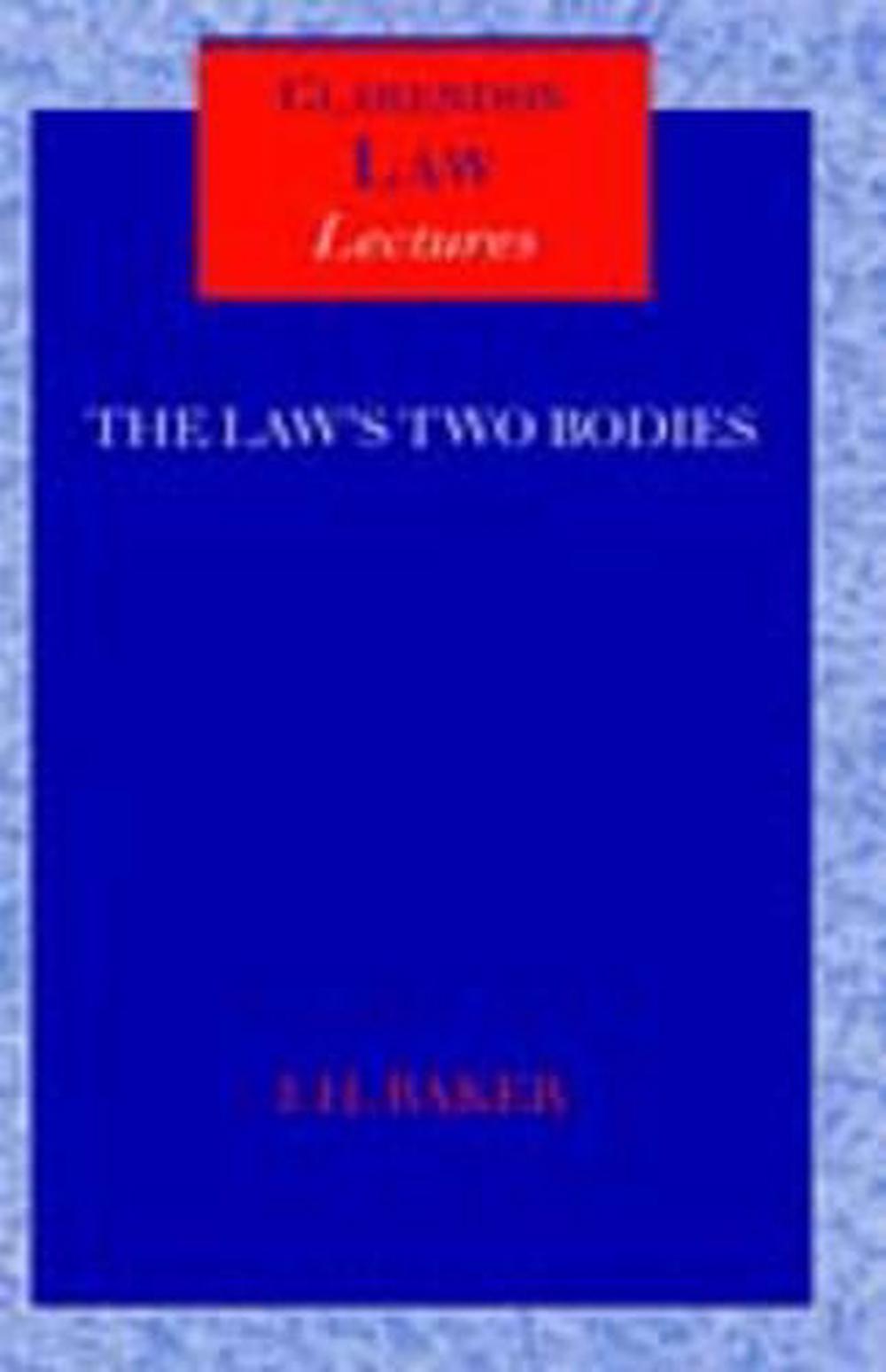 The Law's Two Bodies, 9780199245185