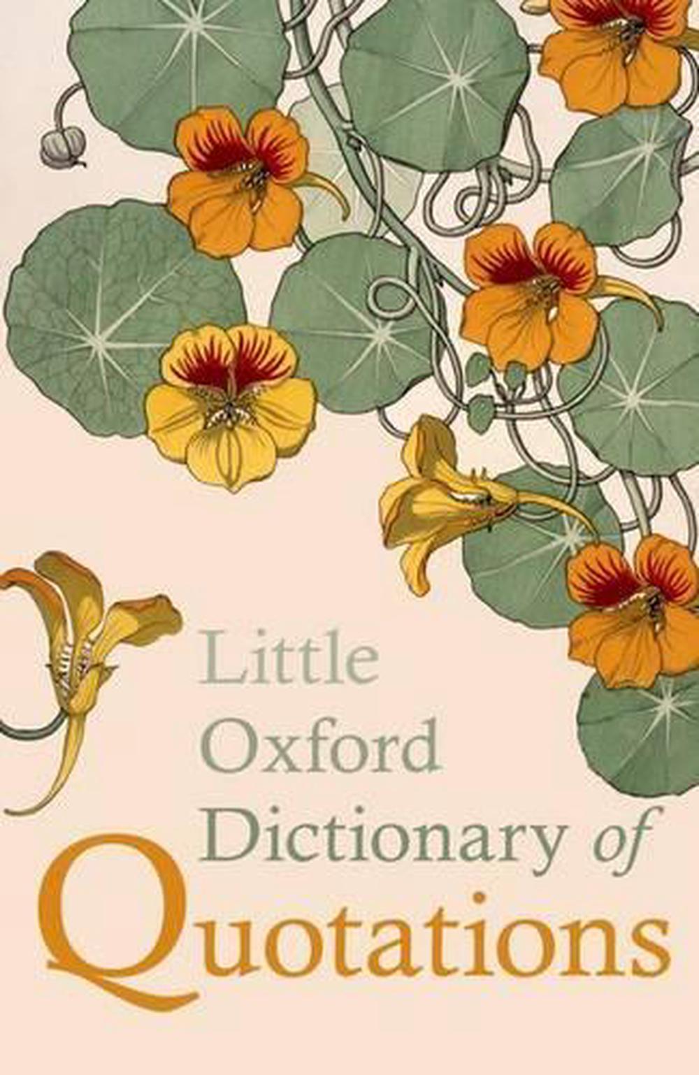 Little Oxford Dictionary of Quotations, 5th Edition, 9780199654505