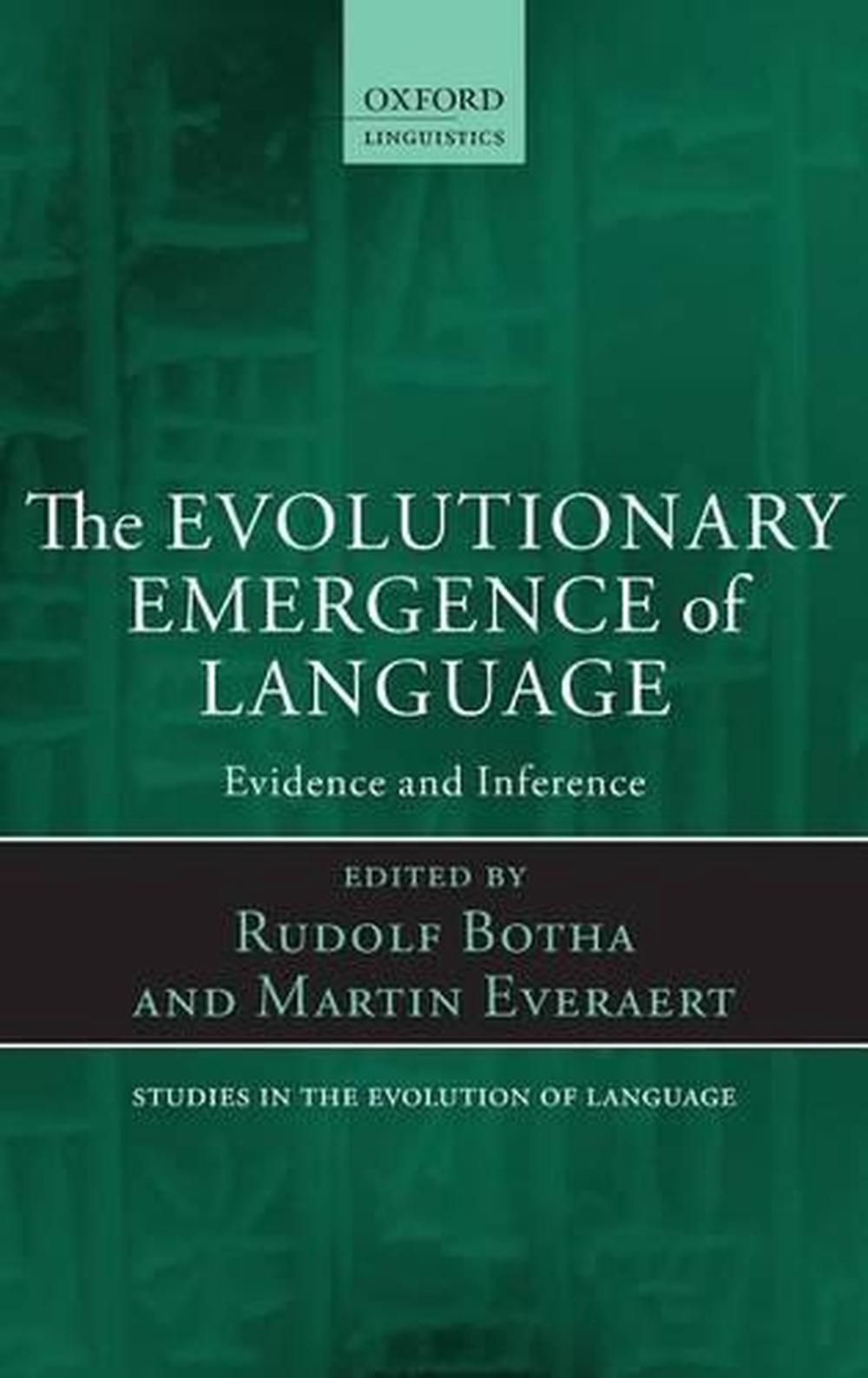 The Evolutionary Emergence Of Language By Rudolf Botha, Hardcover ...