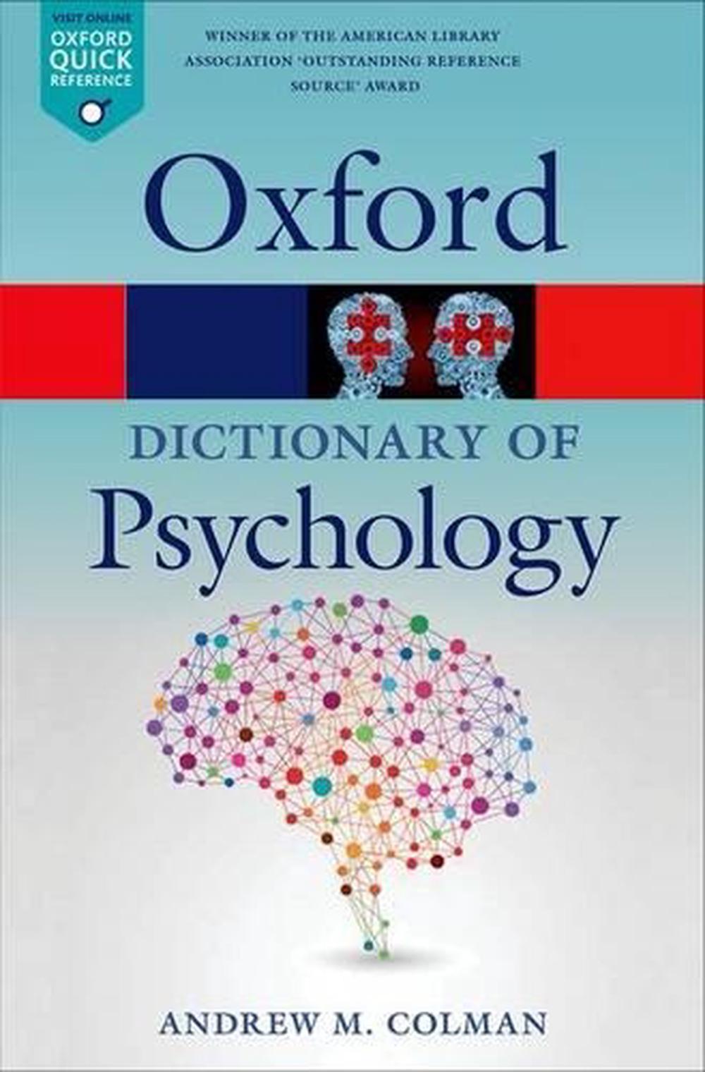 A Dictionary of Psychology, 4th Edition, 9780199657681