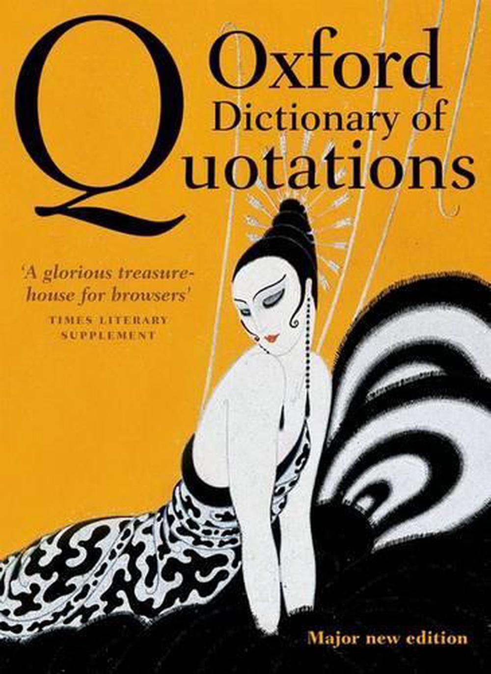 Oxford Dictionary of Quotations, 8th Edition, 9780199668700