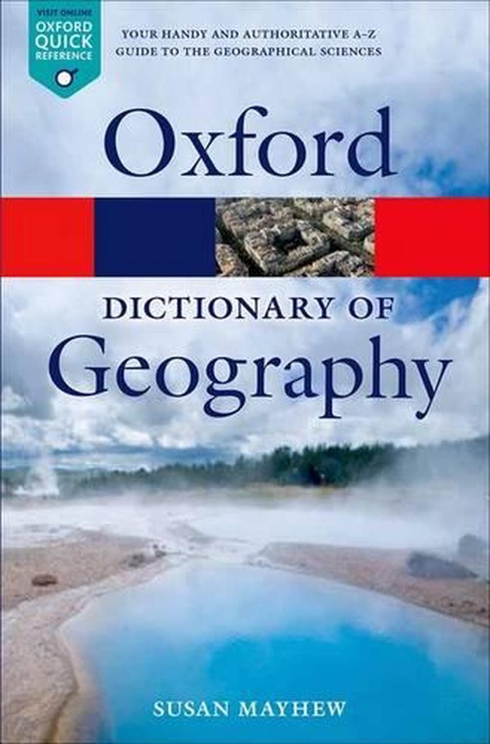 A Dictionary of Geography, 5th Edition, 9780199680856
