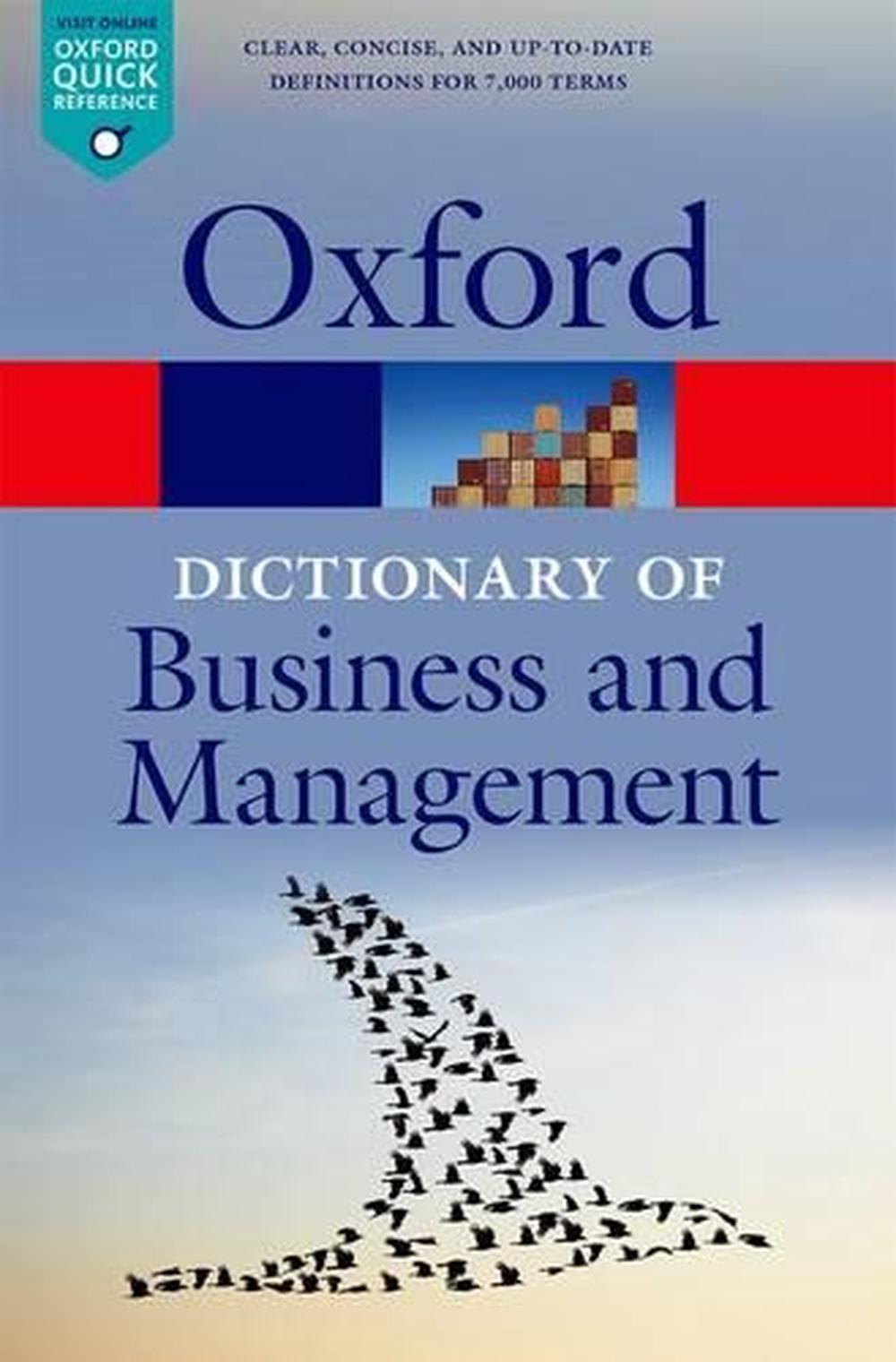 A Dictionary of Business and Management, 9780199684984