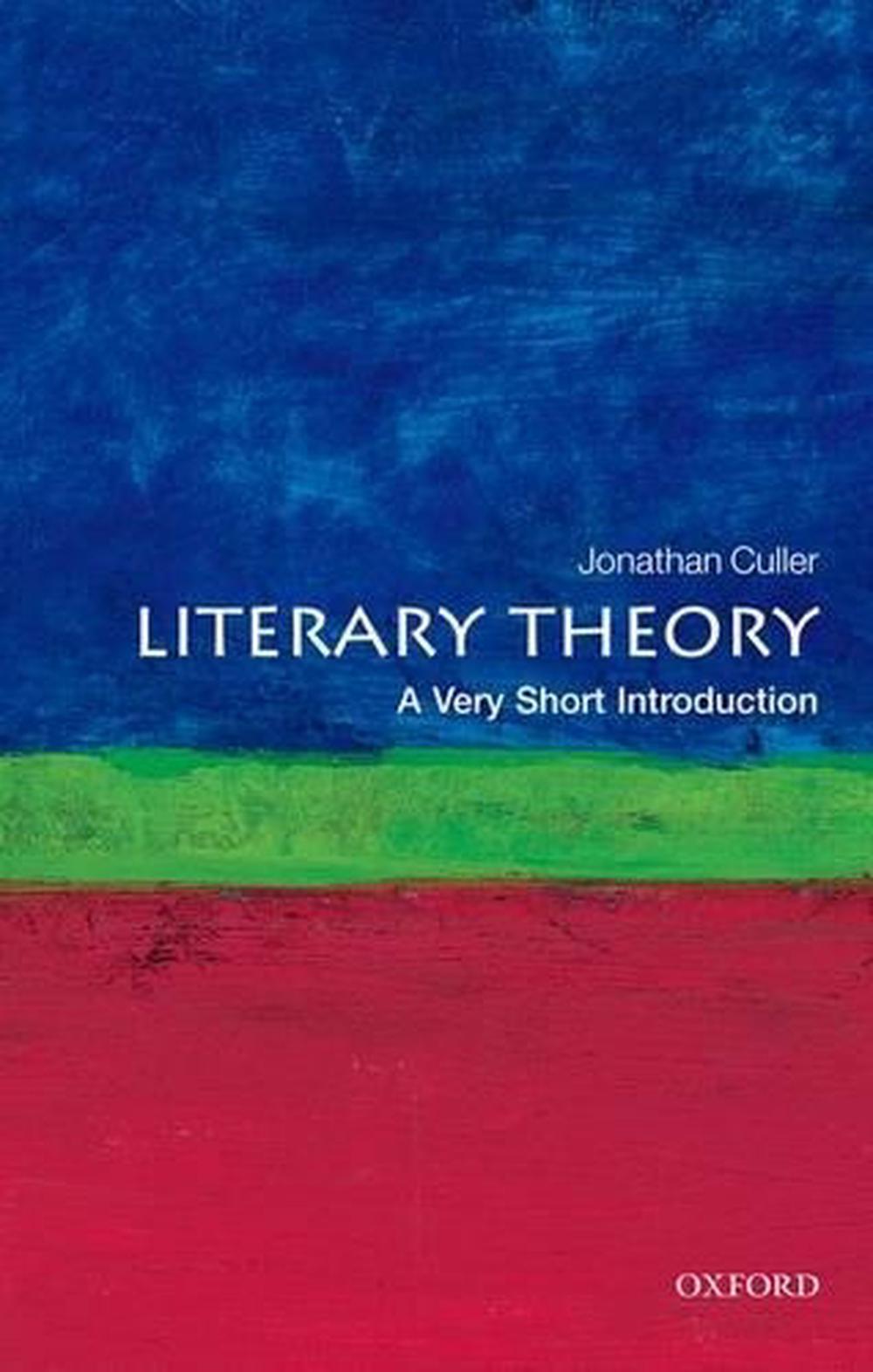 Lesson Plan Literary Theory: A Very Short Introduction by Jonathan Culler