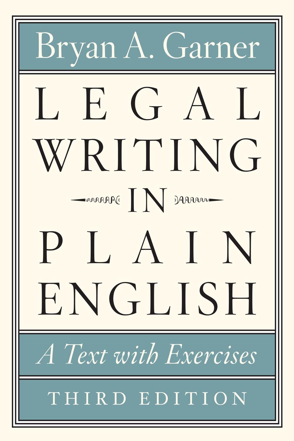 Legal Writing in Plain English, Third Edition, 9780226816548