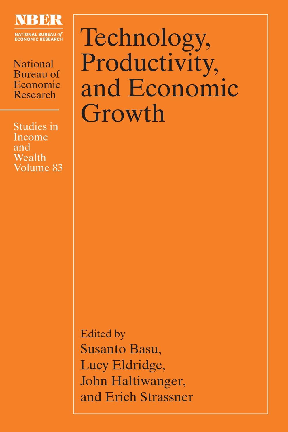 Technology, Productivity, and Economic Growth, 9780226839080