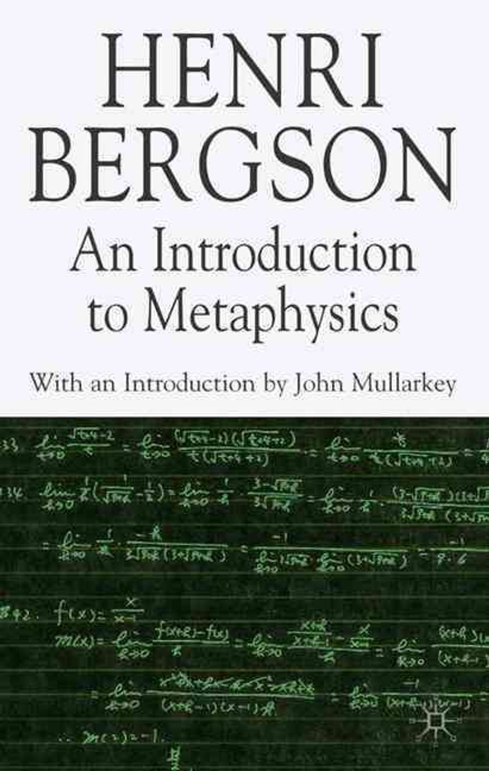 Metaphysics A Short Introduction An Introduction to Metaphysics by H. Bergson, Paperback, 9780230517233 ...