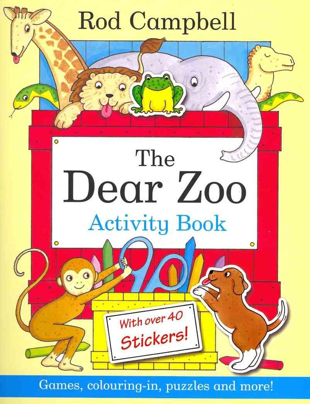 Dear Zoo Activity Book by Rod Campbell, Paperback, 9780230752610 | Buy ...