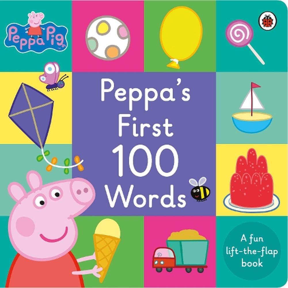 Peppa Pig: Peppa's First 100 Words By Peppa Pig, Board Book ...