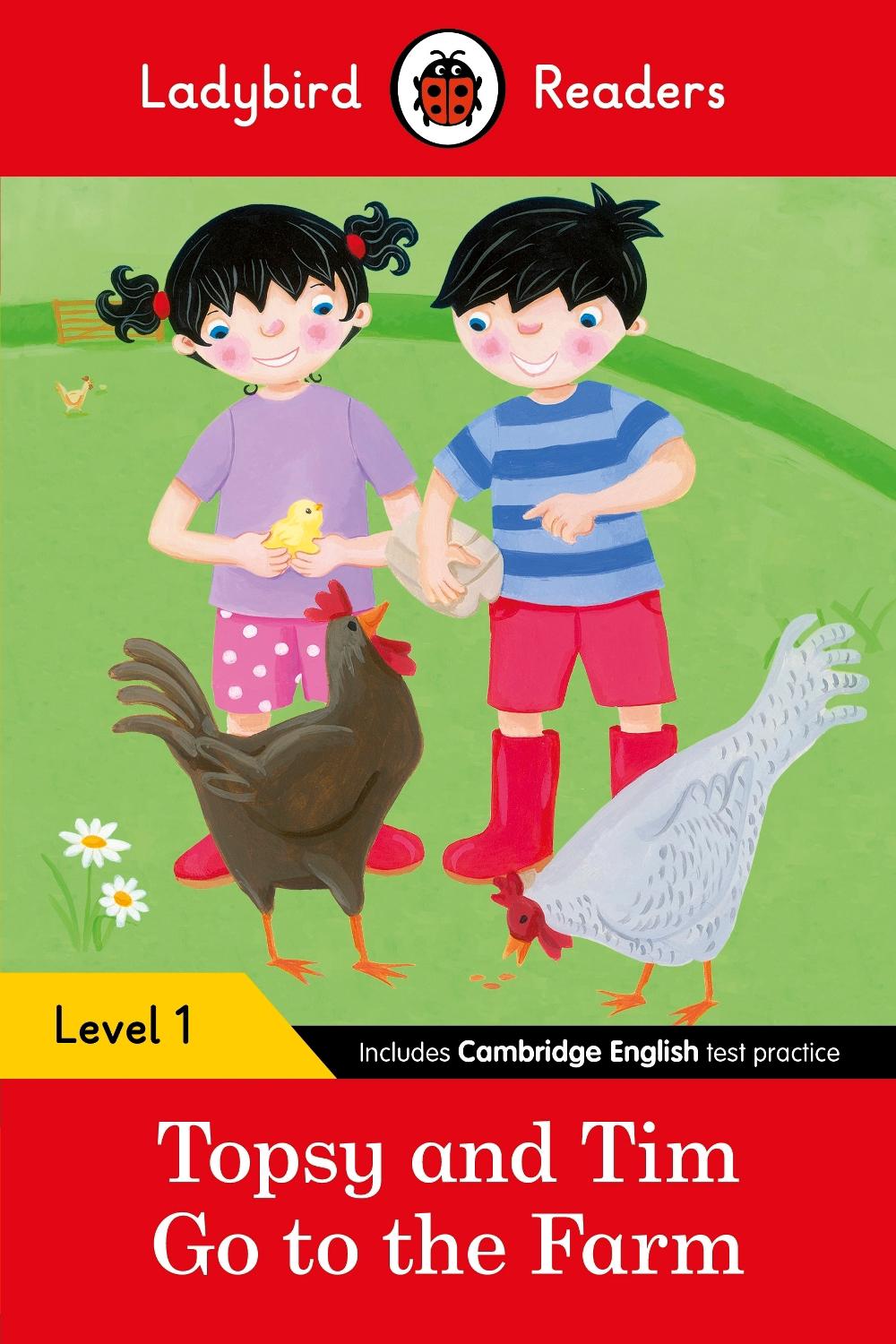 Ladybird Readers Level 1 - Topsy and Tim - Go to the Farm (ELT Graded Reader) by Jean Adamson - ISBN: 9780241283554