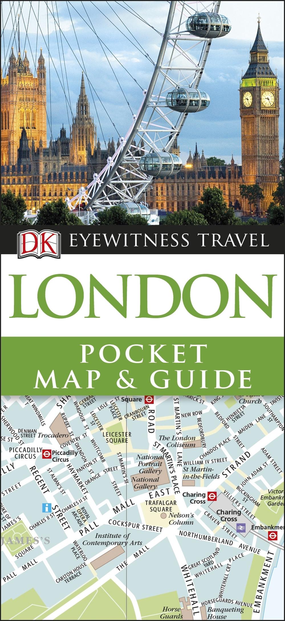 London Pocket Map and Guide by DK Eyewitness, Paperback, 9780241306680 ...