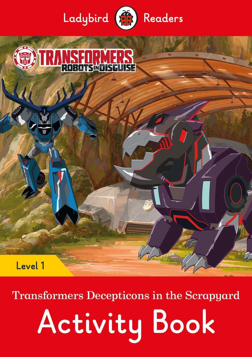 Transformers Decepticons in the Scrapyard Activity Book Ladybird