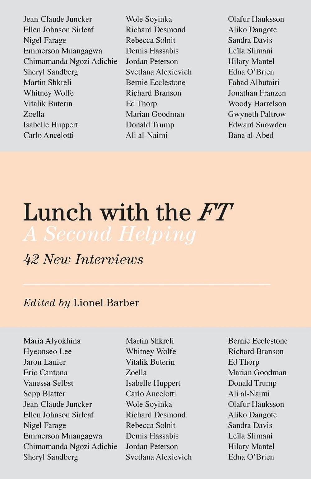 Lunch with the FT, 9780241400685