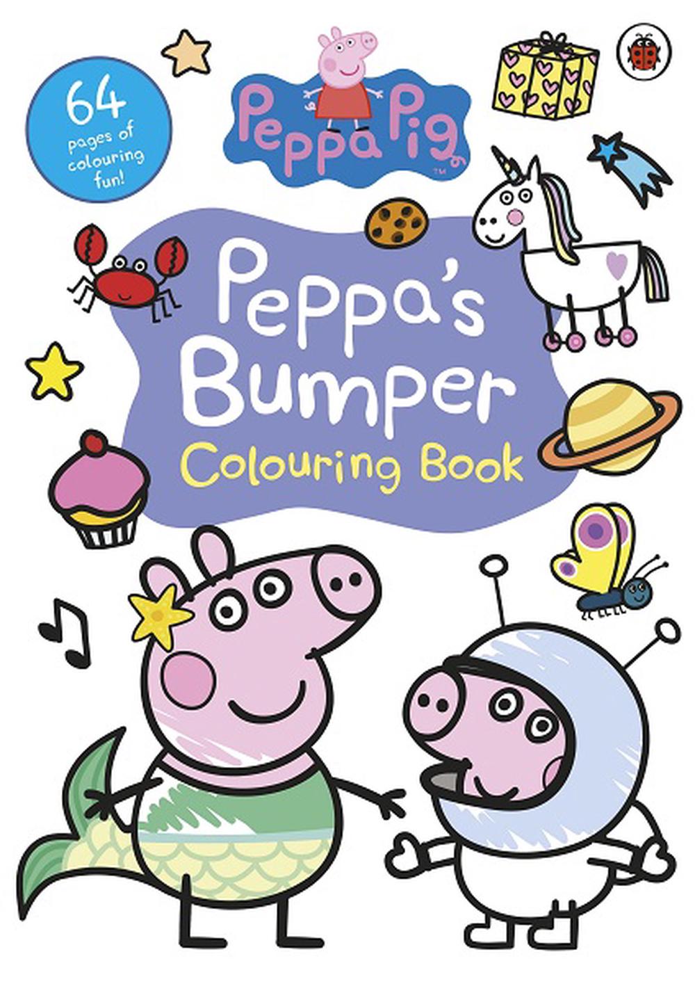 Peppa Pig Bumper Colouring Book by Peppa Pig, Paperback, 9780241508626