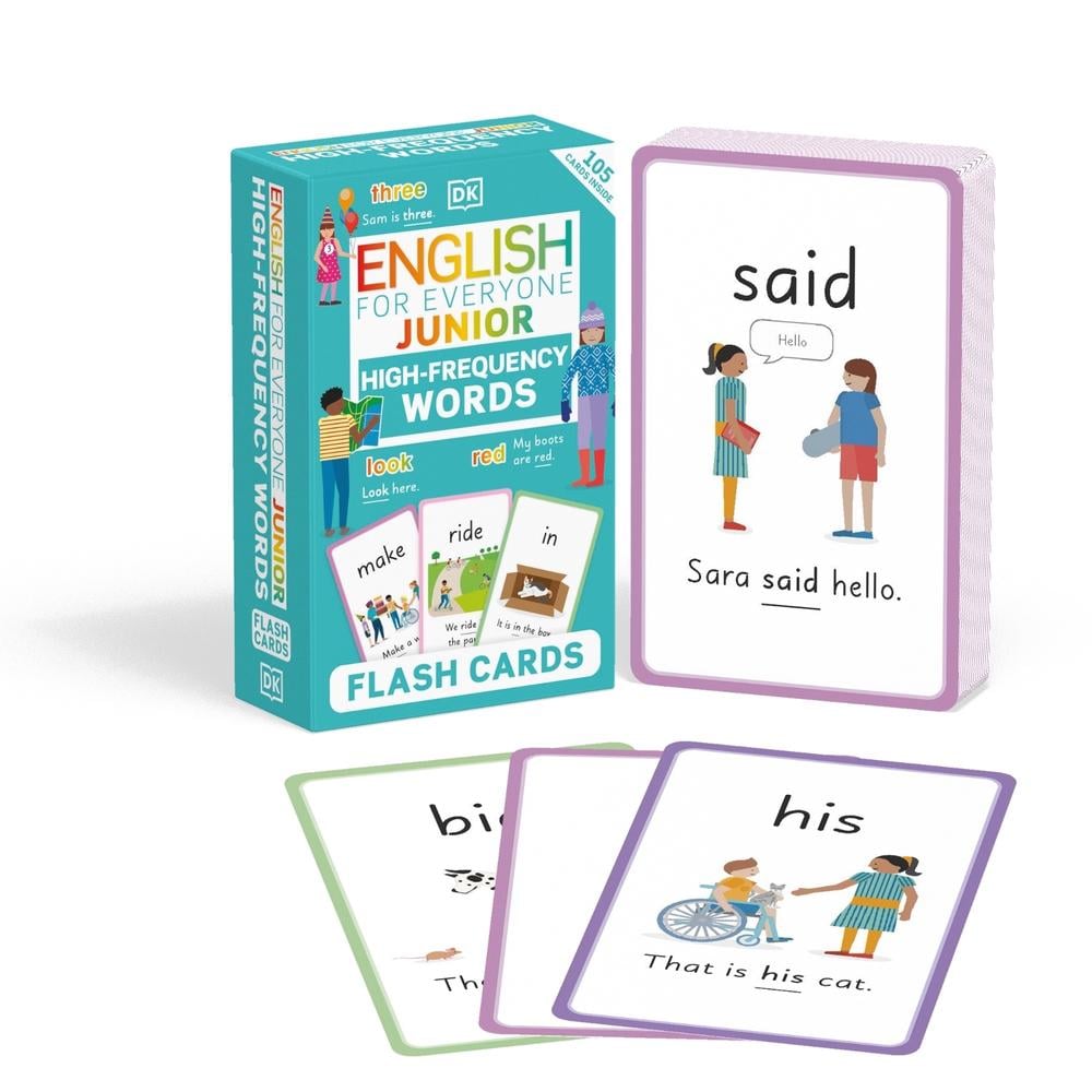 English for Everyone Junior High-Frequency Words Flash Cards by DK - ISBN: 9780241536230