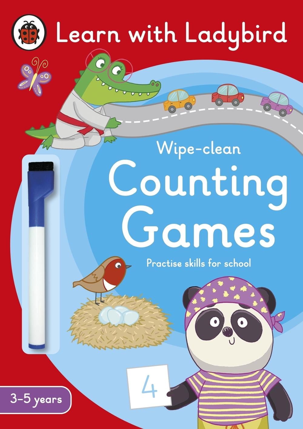 Counting Games: A Learn with Ladybird Wipe-clean Activity Book (3-5 years) by Ladybird - ISBN: 9780241575581