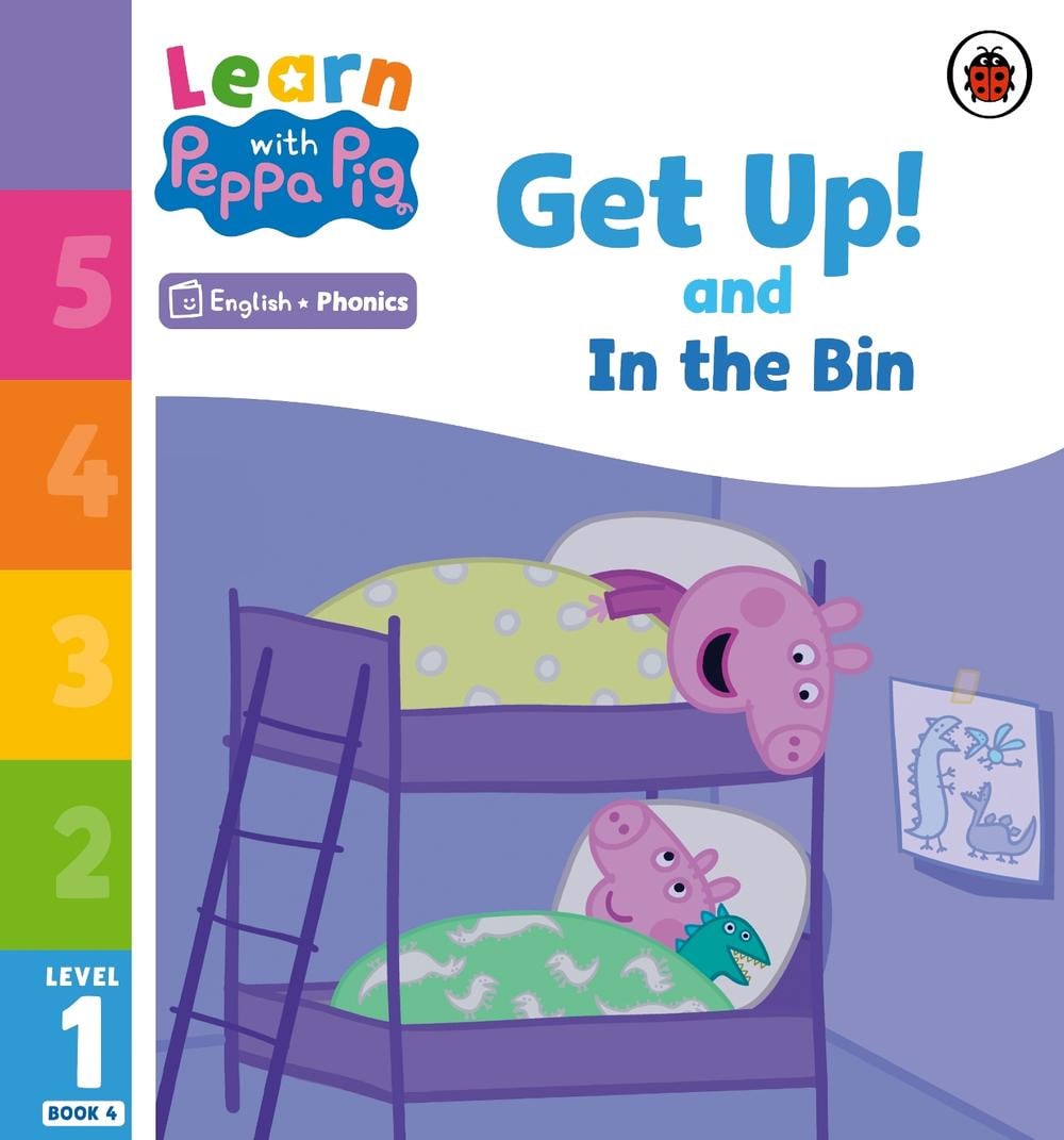 Learn with Peppa Phonics Level 1 Book 4 – Get Up! and In the Bin (Phonics Reader) by Peppa Pig - ISBN: 9780241575963