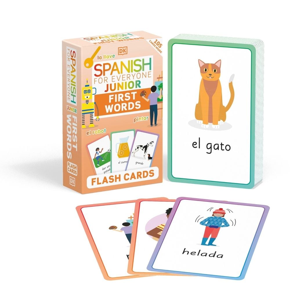 Spanish for Everyone Junior First Words Flash Cards by DK - ISBN: 9780241601433