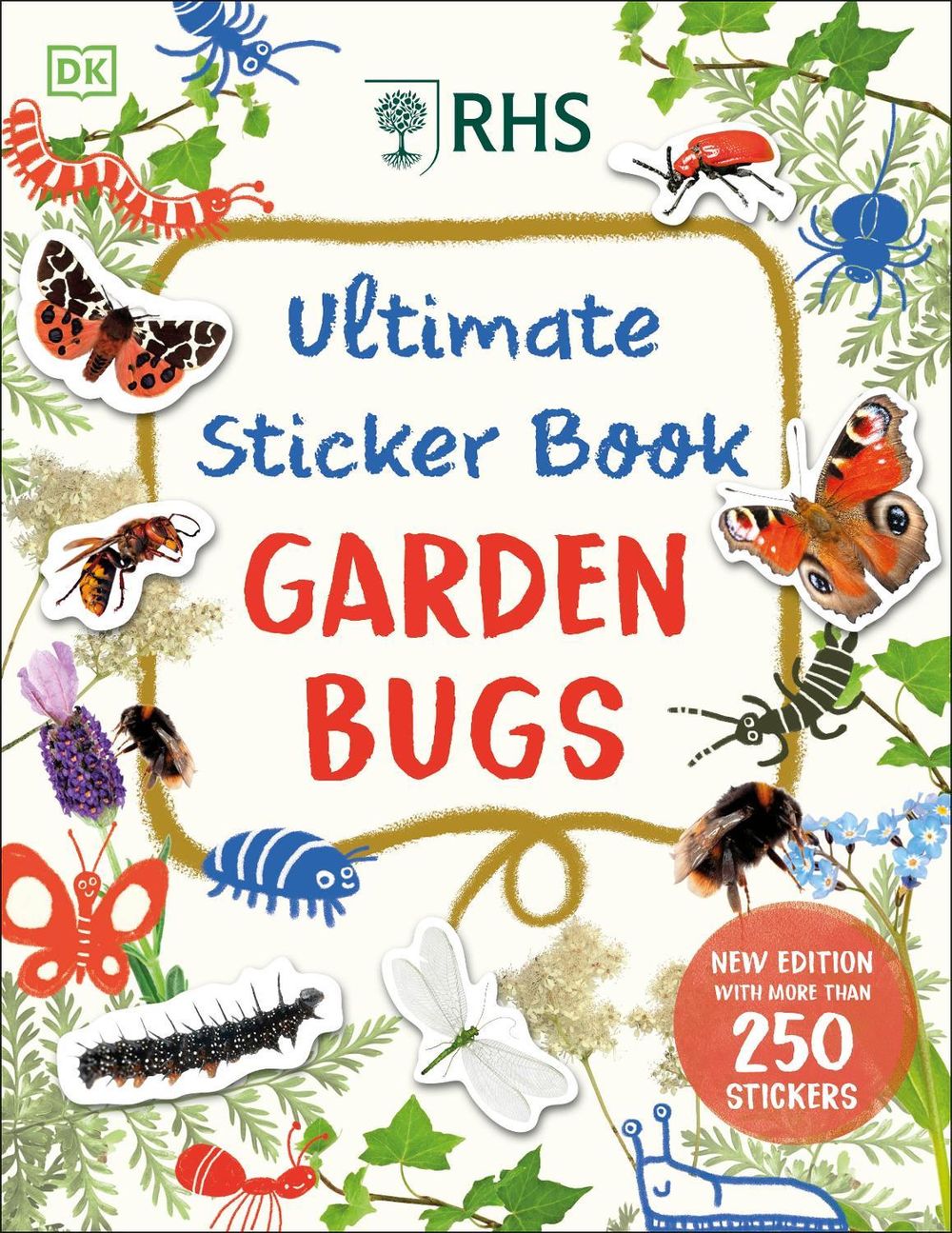 RHS Ultimate Sticker Book Garden Bugs by DK - ISBN: 9780241608425