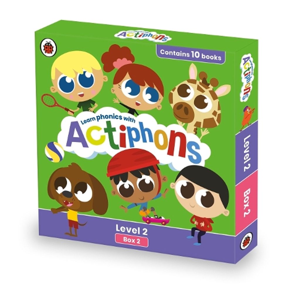 Actiphons Level 2 Box 2: Books 9-18 by Ladybird - ISBN: 9780241620793