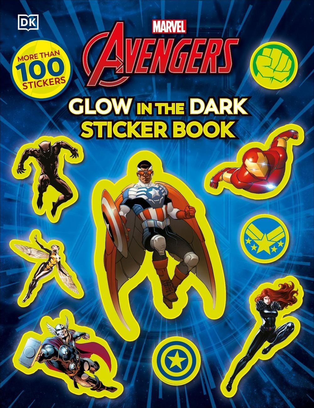 Marvel Avengers Glow in the Dark Sticker Book by DK - ISBN: 9780241659243
