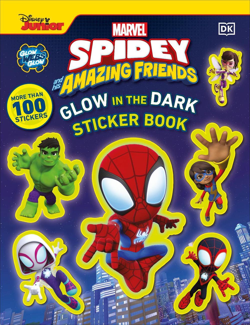 Marvel Spidey and His Amazing Friends Glow in the Dark Sticker Book by DK - ISBN: 9780241659298