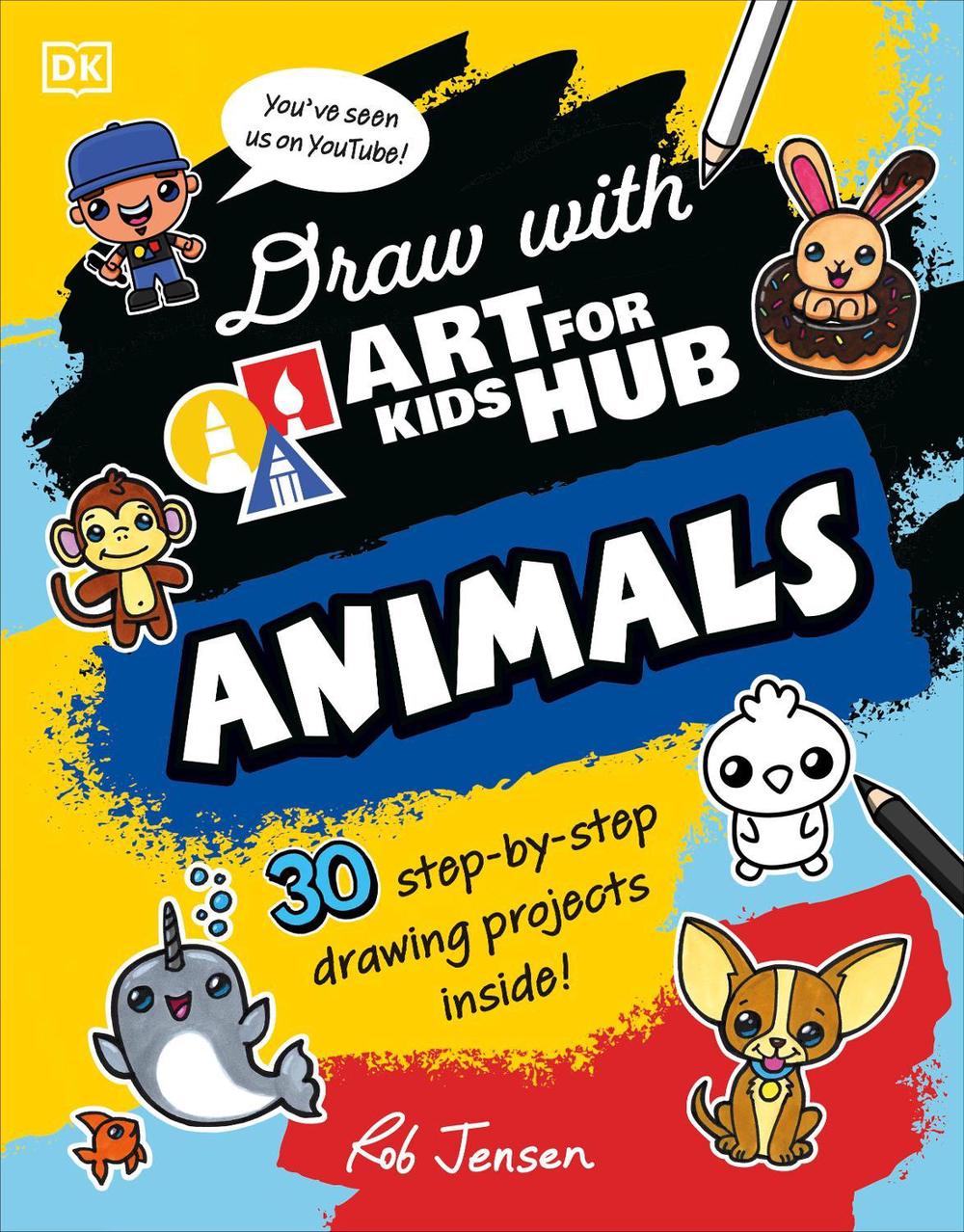 Draw with Art for Kids Hub Animals, 9780241662793