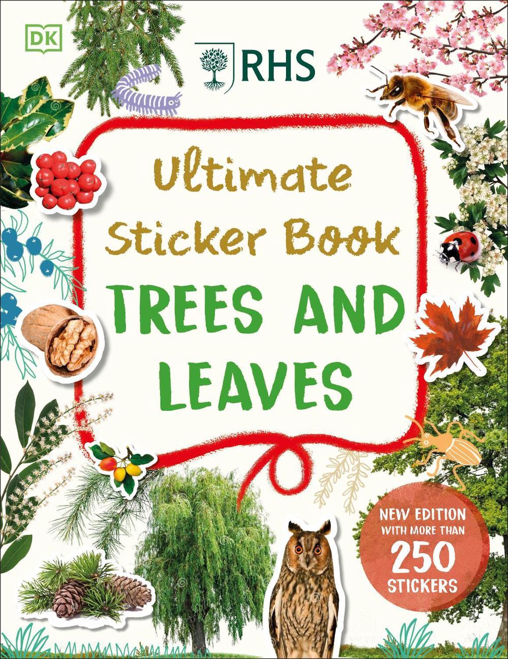 RHS Ultimate Sticker Book Trees and Leaves by DK - ISBN: 9780241675793