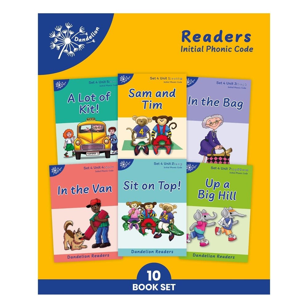 Phonic Books Dandelion Readers Set 4 Units 1-10 by Phonic Books - ISBN: 9780241687734