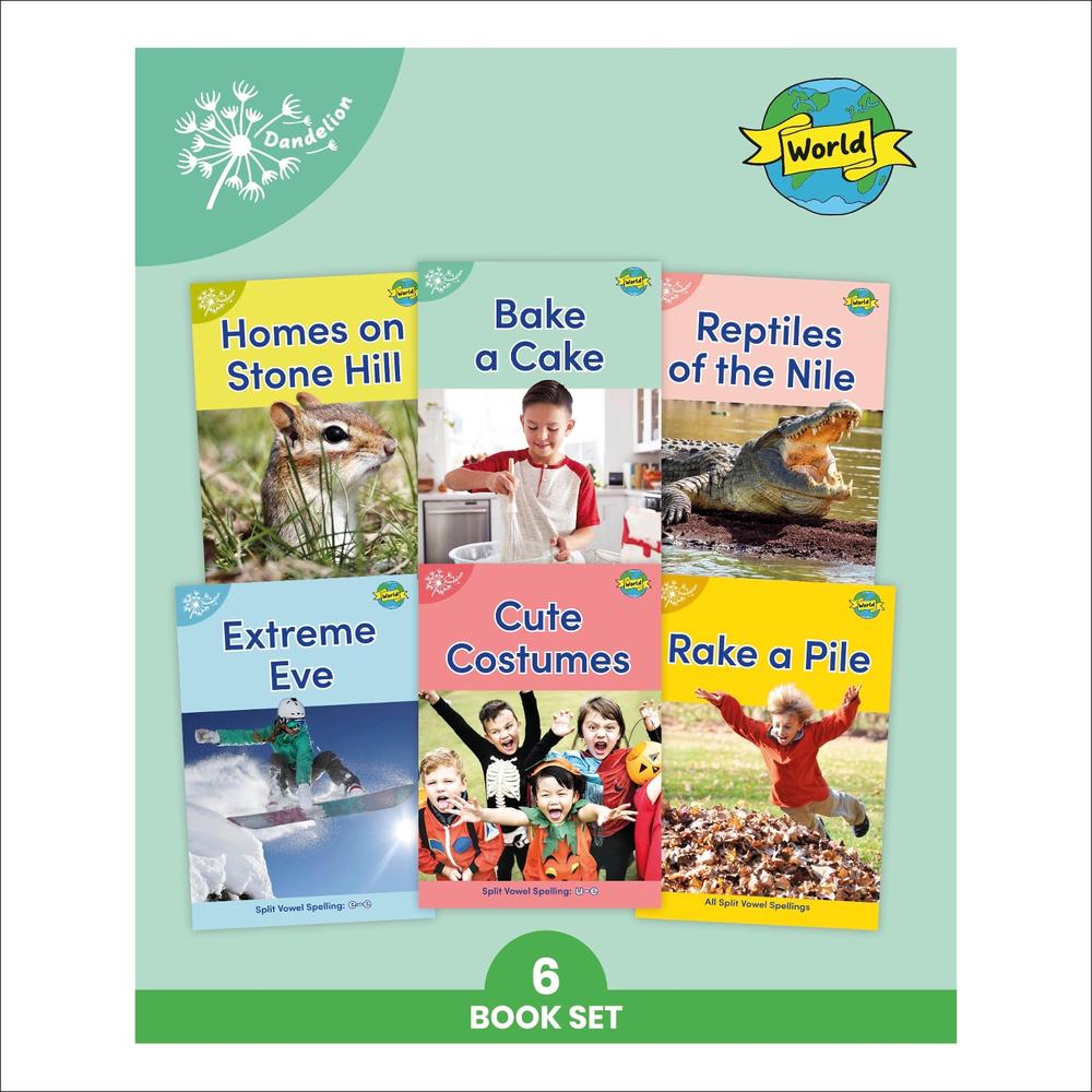 Phonic Books Dandelion World Split Vowel Spellings, 9780241699843