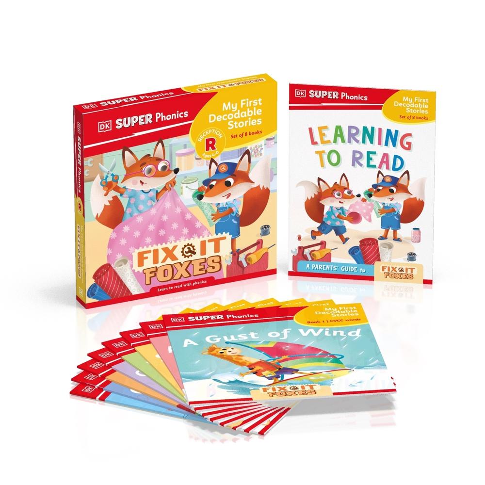 DK Super Phonics My First Decodable Stories Fix-It Foxes by DK - ISBN: 9780241712610