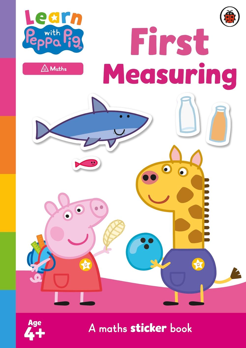 Learn with Peppa: First Measuring sticker activity book, 9780241716953