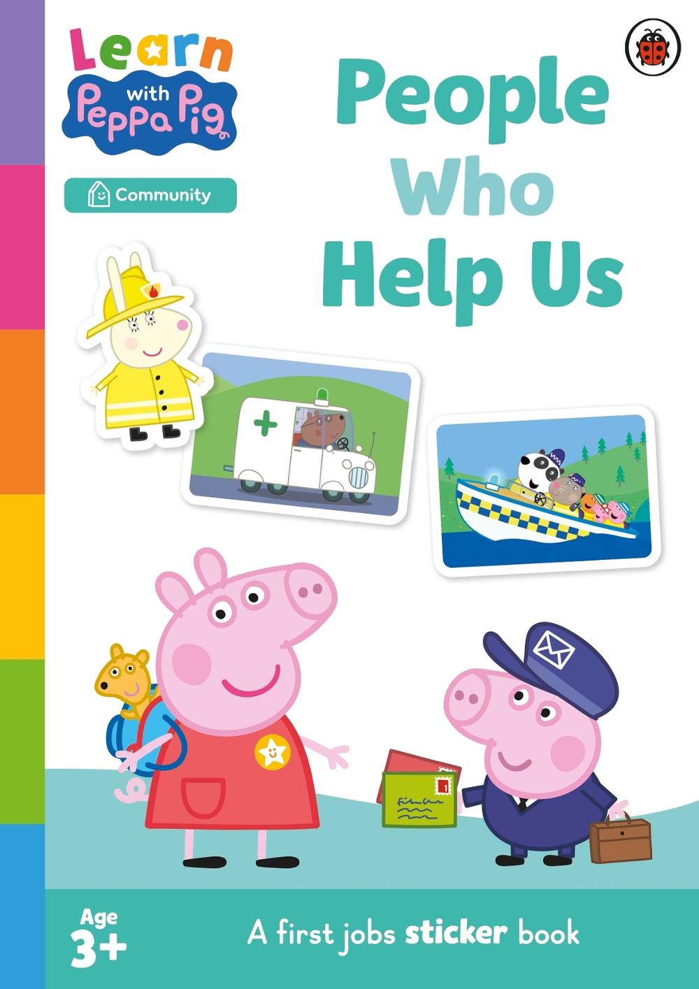 Learn with Peppa: People Who Help Us Sticker activity book, 9780241717615