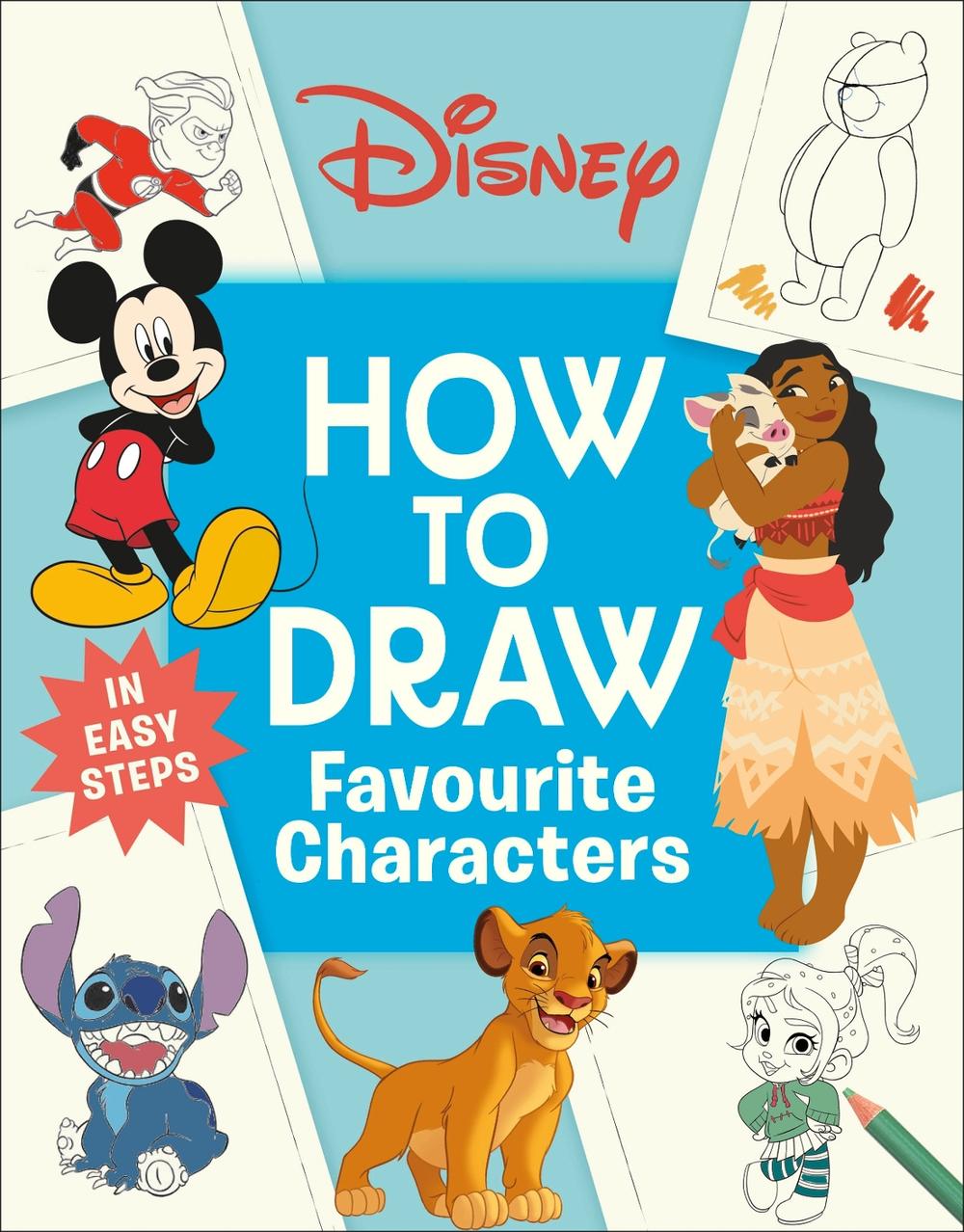 Disney How to Draw Favourite Characters, 9780241741511