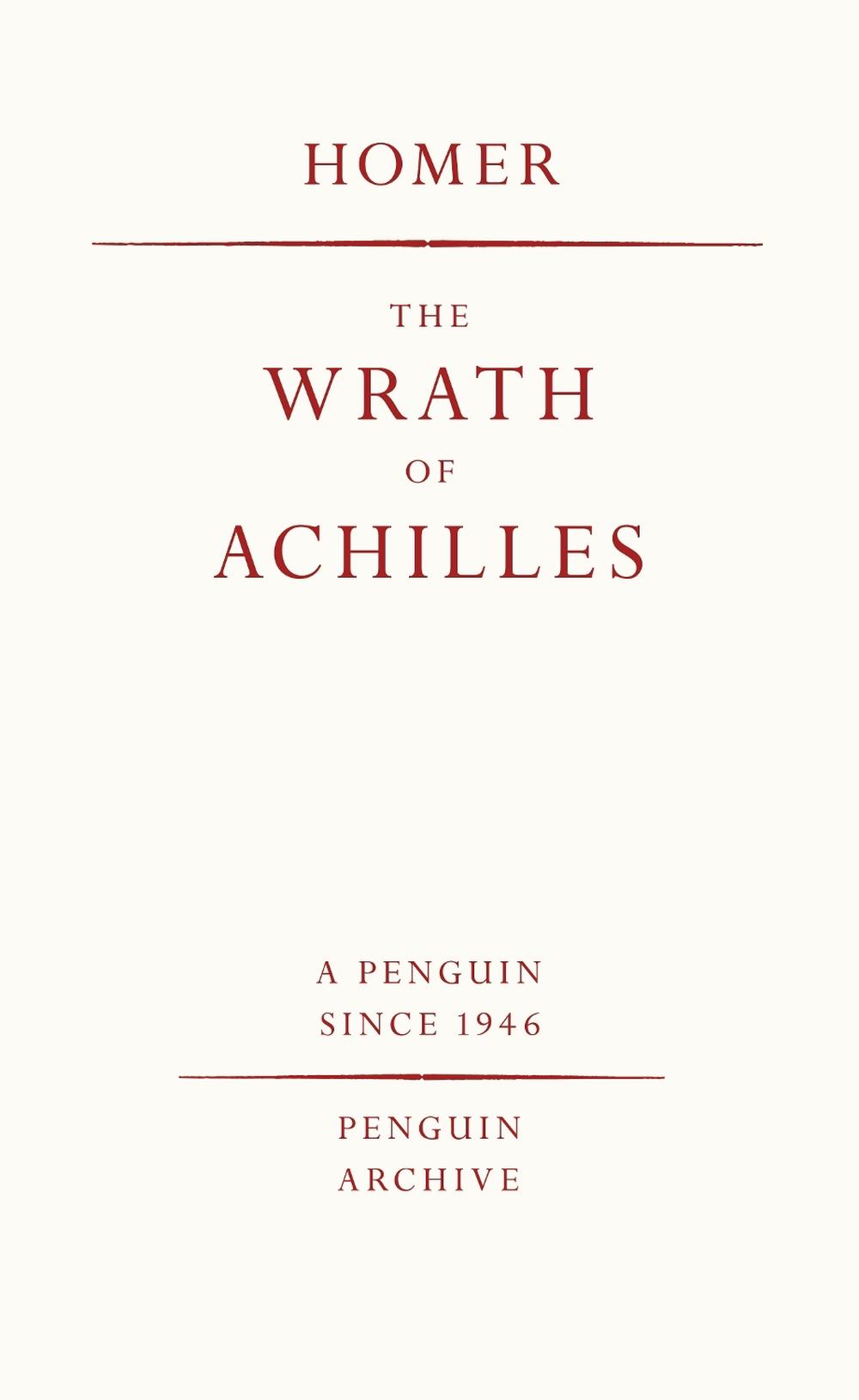 The Wrath of Achilles, 9780241746943